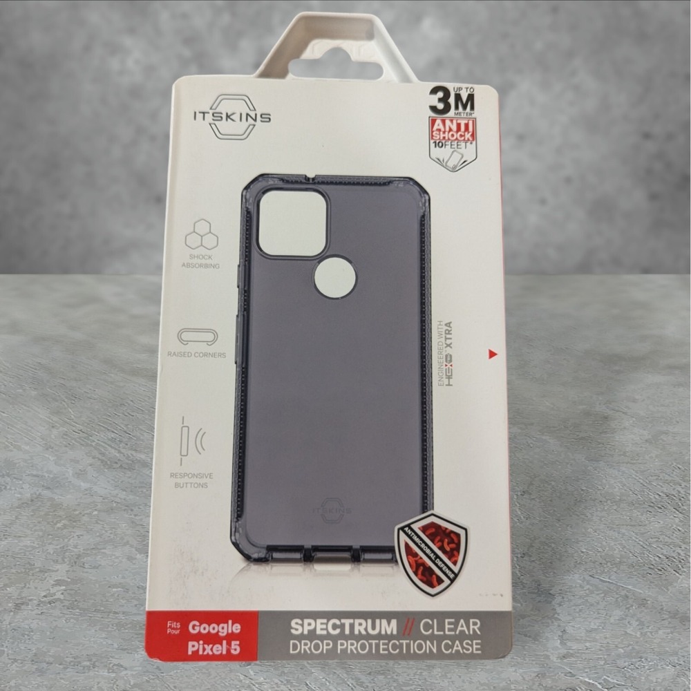 T2 Itskins Spectrum Clear Case For Google Pixel 5 Gray See Description